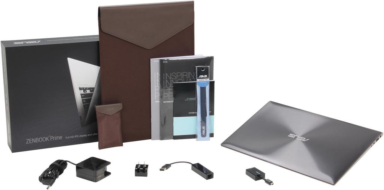 Alt view image 8 of 8 - ASUS Zenbook Prime UX31A-DH71 Ultrabook Intel Core i7 3517U (1.9GHz) 4GB 256GB SSD 13.3" FHD IPS Display Silver Aluminum