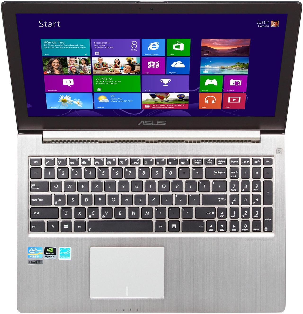 Alt view image 6 of 9 - ASUS Intel Core i7-3612QM 8GB DDR3 Memory 512 GB SSD NVIDIA GeForce GT 650M 15.6" Non-Touch Screen 1920 x 1080 Thin and Light Ultrabook Windows 8 Pro 64-Bit UX51Vz-XH71