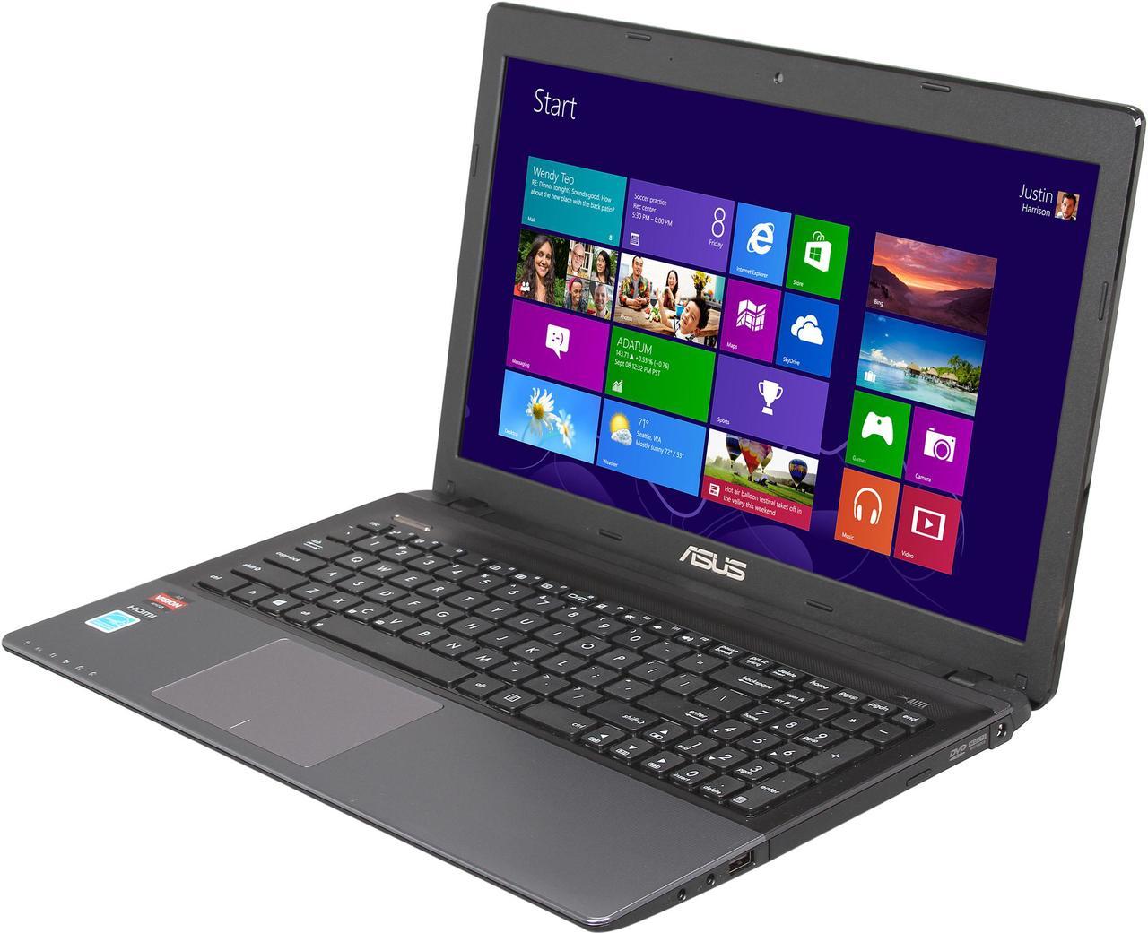 ASUS Laptop AMD A8-4500M 4GB Memory 500GB HDD AMD Radeon HD 7640G 15.6" Windows 8 64-Bit K55N-HA8123K