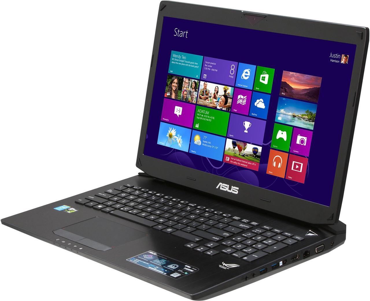 Main image of ASUS ROG G750 Series G750JW-DB71 Laptop Intel Core i7 4700HQ (2.40GHz) 12GB Memory 1TB HDD NVIDIA GeForce GTX 765M 2GB GDDR5 17.3" Windows 8 64-Bit