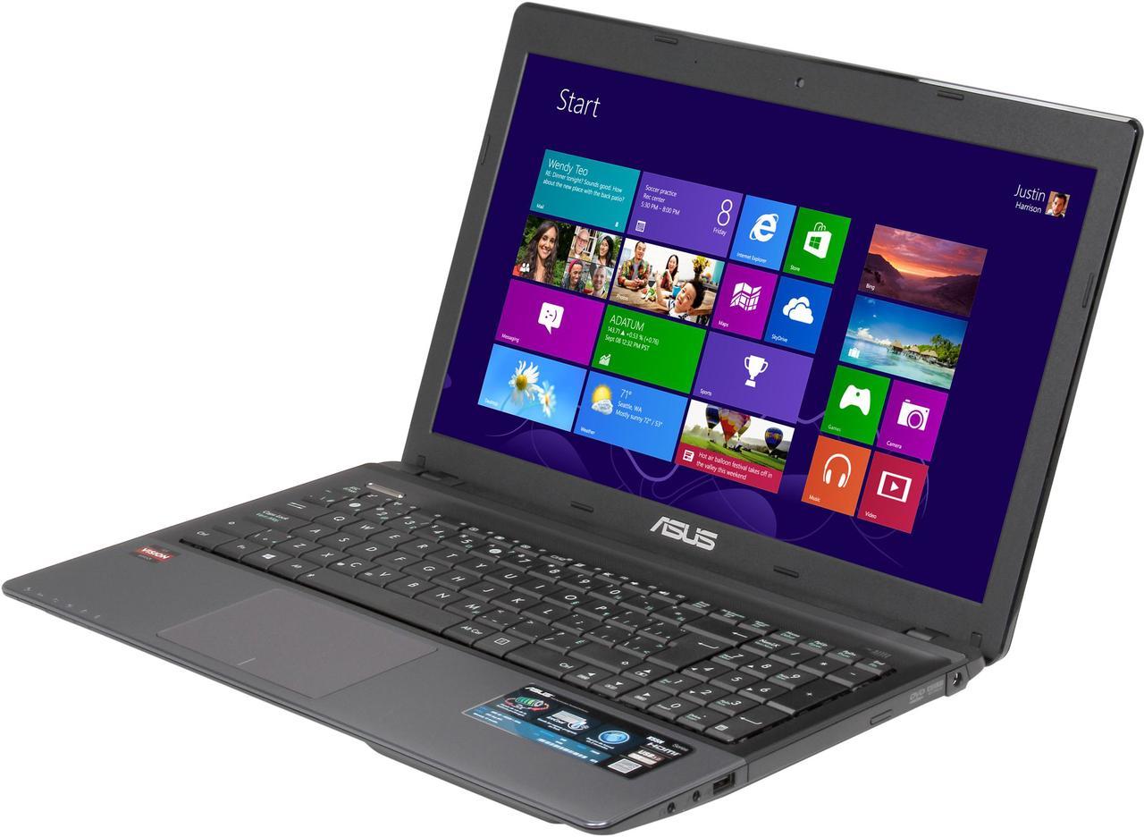 ASUS Laptop AMD A8-4500M 8GB Memory 750GB HDD AMD Radeon HD 7640G 15.6" Windows 8 K55N-BH81-CB