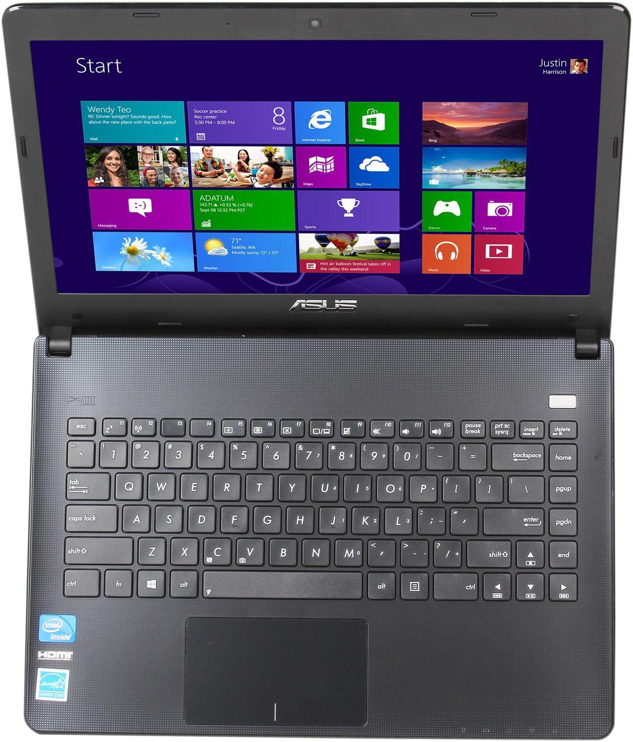 Alt view image 6 of 8 - ASUS Laptop Intel Celeron 1000M 4GB Memory 320GB HDD Intel HD Graphics 14.0" Windows 8 64-Bit X401A-BCL0705Y