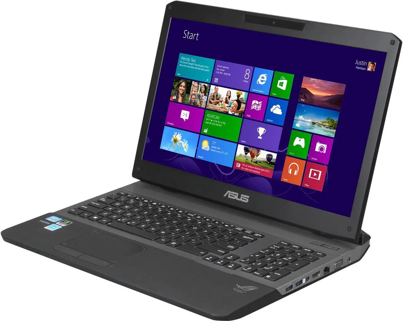 Main image of ASUS Certified Refurbished Notebook (B Grade: Scratch and Dent) Intel Core i7-4500U 8GB Memory 1TB HDD NVIDIA GeForce GT 745M 15.6" Touch Screen Windows 8 64-Bit ASQ550LF-BBI7T07-B