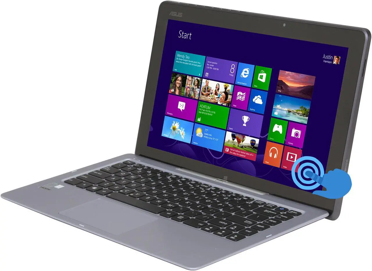 Alt view image 2 of 13 - ASUS (T300LA-DH51T) Core i5 4200U (1.60GHz) 4GB Memory 128GB SSD 13.3" Touchscreen 2-in-1 Tablet/Ultrabook Windows 8 (64bit)
