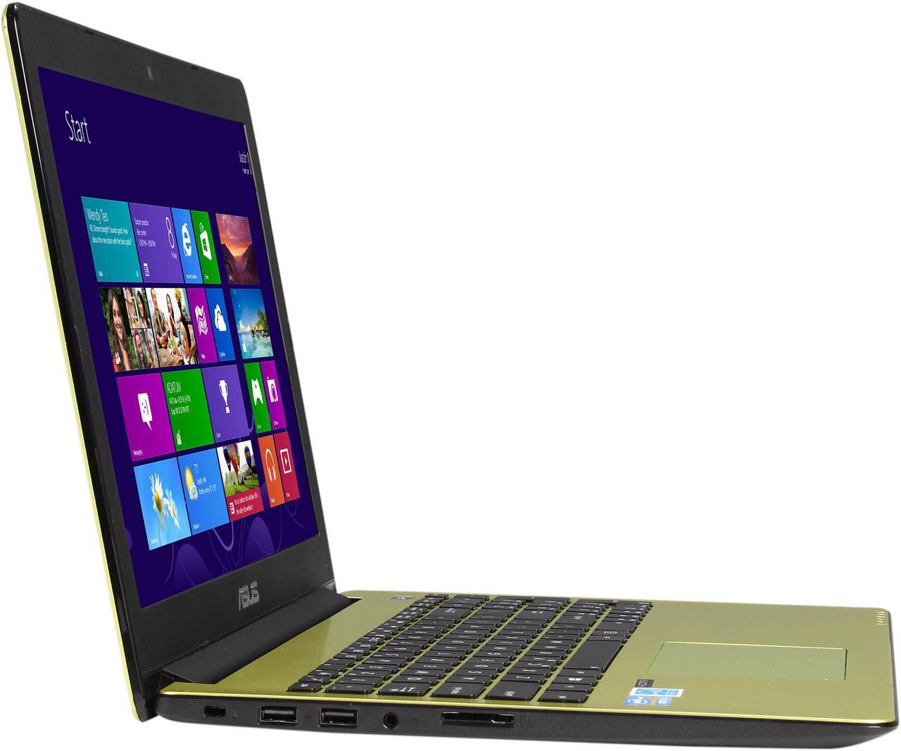 Alt view image 4 of 8 - Asus X502CA 15" Notebook with Intel Core i3-3217U 1.80Ghz, 4GB DDR3 Memory, 500GB HDD, HD Webcam, HDMI Out, Premium Sound, Windows 8, Lime Green Color