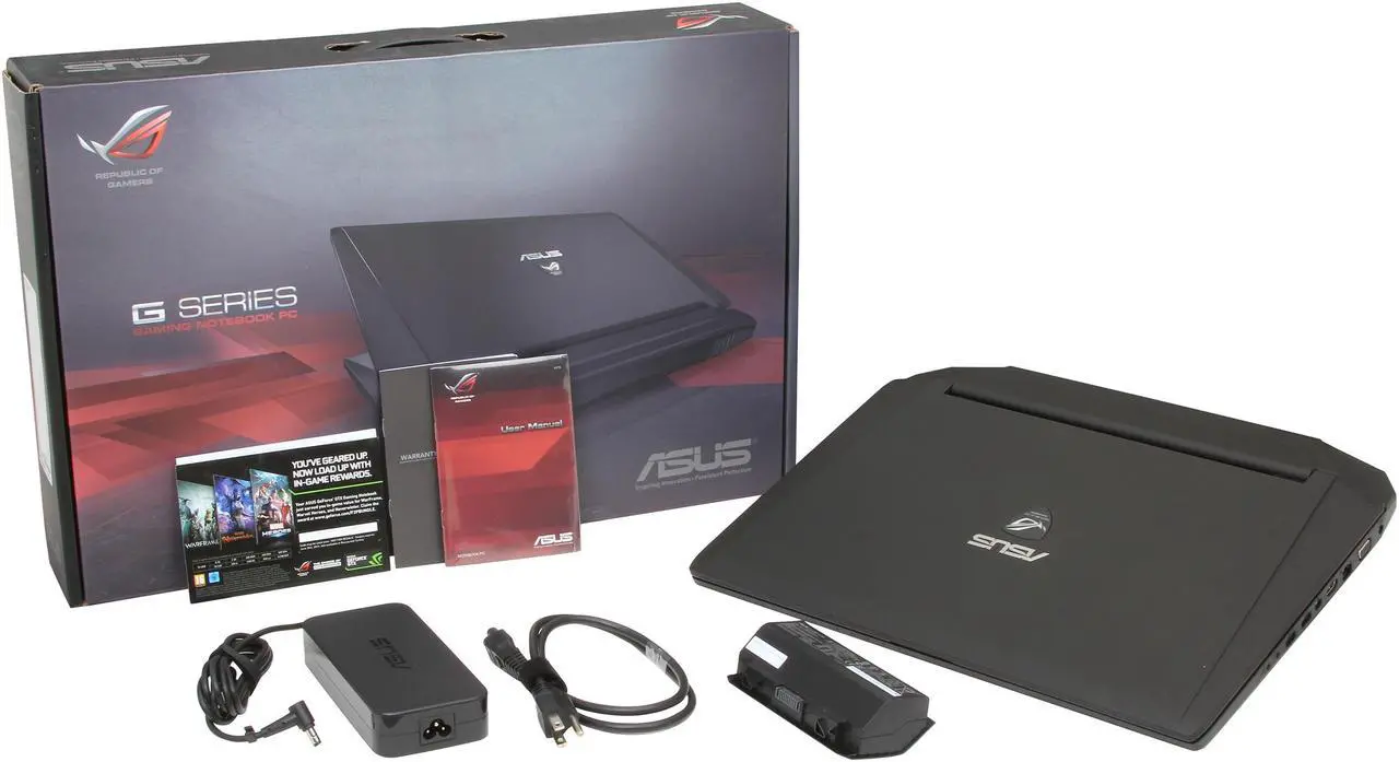 Alt view image 8 of 8 - ASUS ROG G750 Series G750JW-NH71 Gaming Laptop Intel Core i7 4700HQ (2.40GHz) 12GB Memory 750GB HDD NVIDIA GeForce GTX 765M 2GB GDDR5 17.3" Windows 8