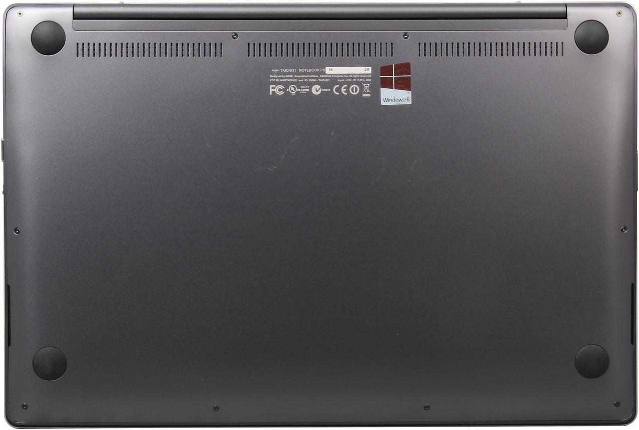 Alt view image 14 of 15 - ASUS Taichi 31 Dual Screen 2in1 Ultrabook -  i5 4GB Memory 128GB SSD 13.3" Touchscreen w/Active Digitizer Windows 8 (Taichi31-NS51T)