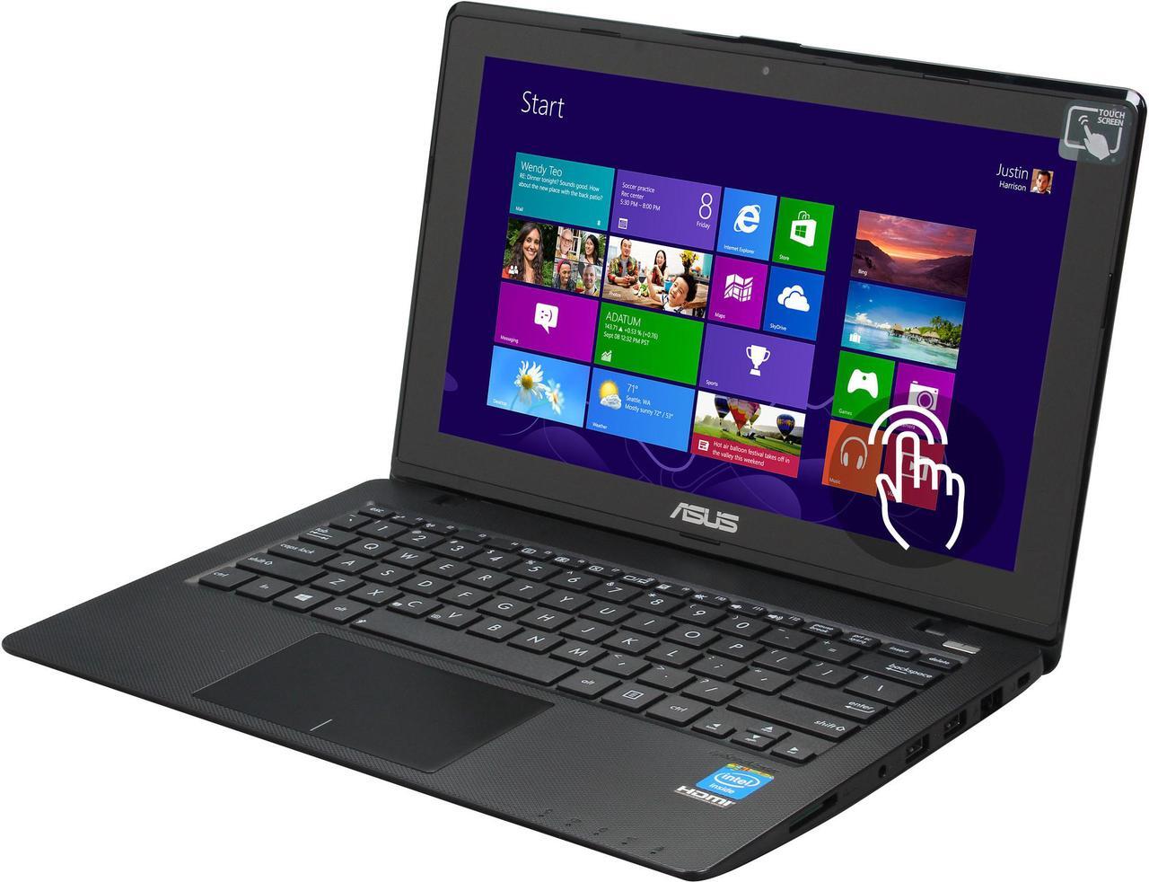 Main image of ASUS X200CA-HCL1104G 11.6” Touchscreen Notebook Intel Celeron 1007U (1.5GHz), 4GB Memory, 320GB HDD, Windows 8, Grade B: Minor Cosmetic Imperfection