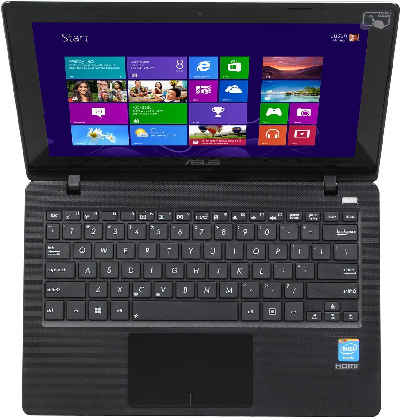Alt view image 6 of 8 - ASUS X200CA-HCL1104G 11.6” Touchscreen Notebook Intel Celeron 1007U (1.5GHz), 4GB Memory, 320GB HDD, Windows 8, Grade B: Minor Cosmetic Imperfection