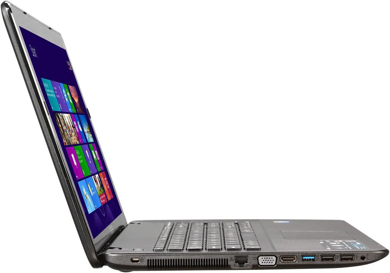 Alt view image 4 of 8 - ASUS Laptop Intel Celeron N2930 8GB Memory 1TB HDD Intel HD Graphics 17.3" Touch Screen Windows 8.1 64-bit X751MA-DH01TQ