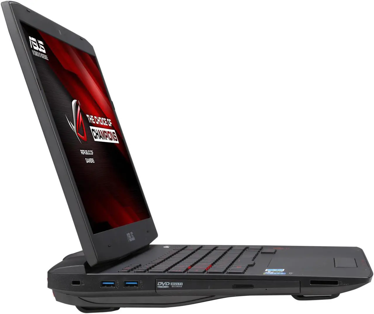 Alt view image 5 of 8 - ASUS ROG - 17.3" NVIDIA GeForce GTX 970M - Intel Core i7-4710HQ  - 16GB Memory - 256 GB SSD - Windows 8.1 64-Bit - Gaming Laptop - (G751JT-DH72 )
