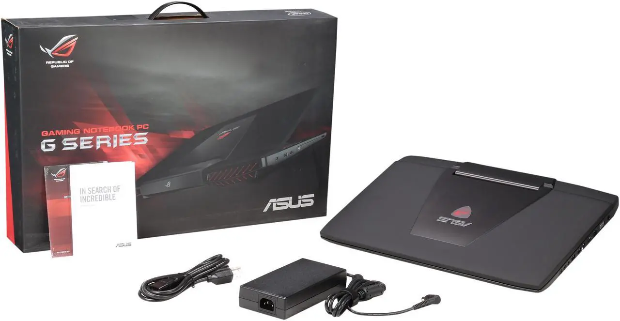 Alt view image 9 of 8 - ASUS ROG - 17.3" NVIDIA GeForce GTX 970M - Intel Core i7-4710HQ  - 16GB Memory - 256 GB SSD - Windows 8.1 64-Bit - Gaming Laptop - (G751JT-DH72 )