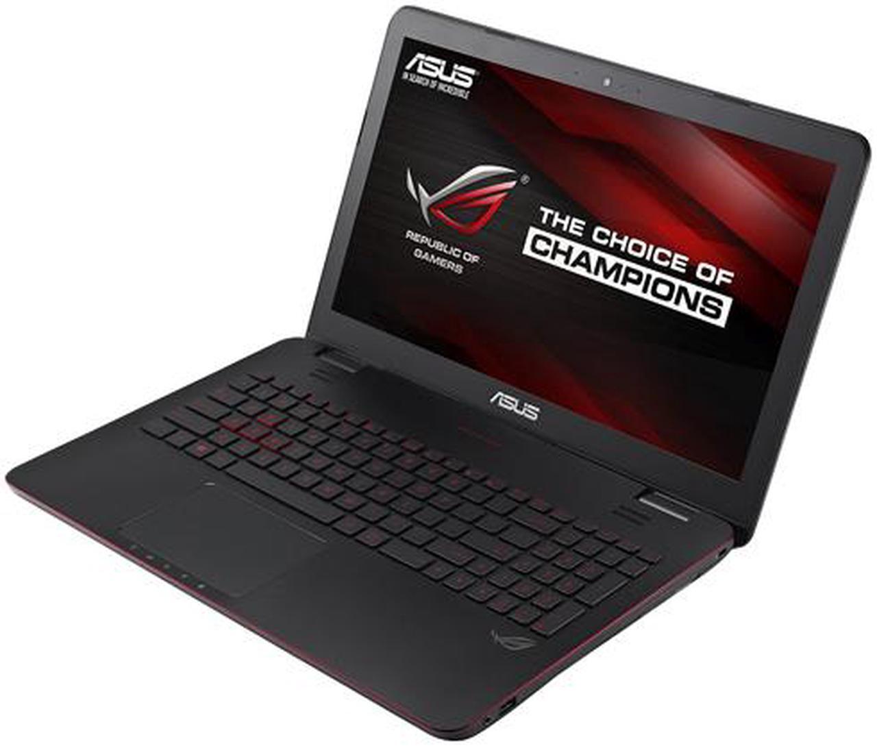 Main image of ASUS ROG GL551 Series GL551JM-EH74 Gaming Laptop Intel Core i7 4710HQ (2.50GHz) 16GB Memory 256GB SSD NVIDIA GeForce GTX 860M 2GB 15.6" Windows 8.1 64-Bit