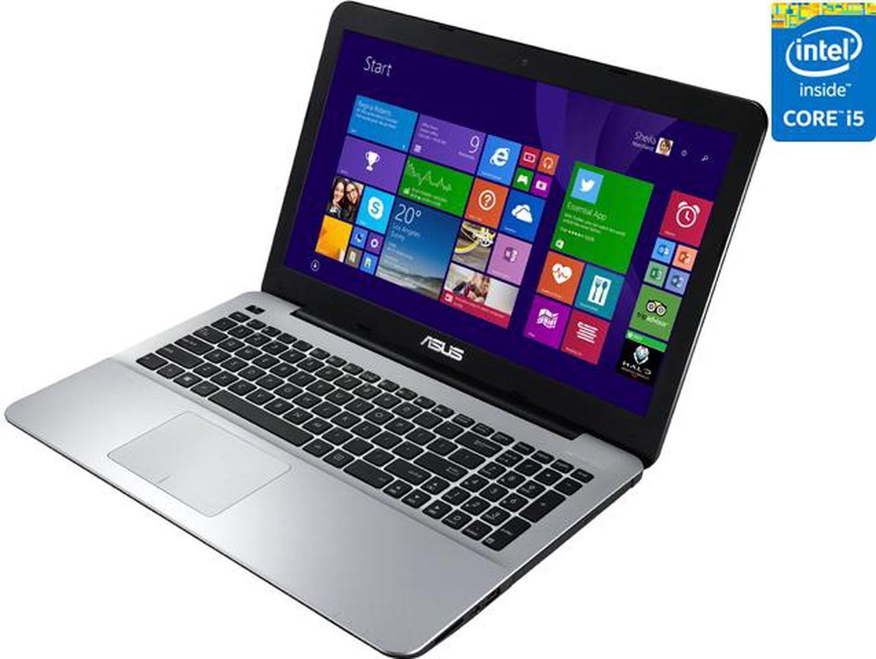 ASUS K555LA-DH51-CA Notebook Intel Core i5 4210U (1.70GHz) 6GB Memory 750GB HDD Intel HD Graphics 4400 15.6" Windows 8.1 64-Bit