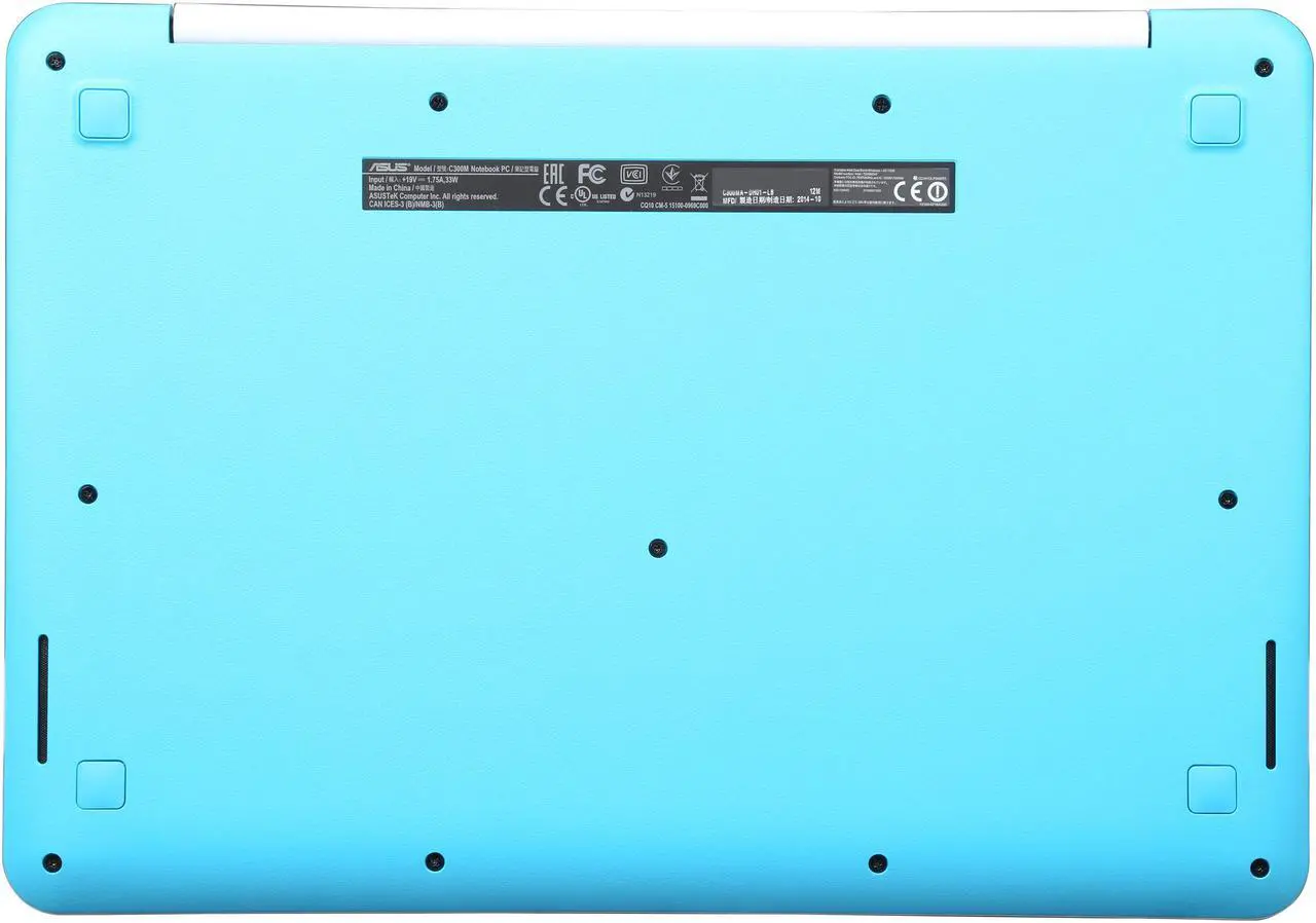 Alt view image 7 of 7 - ASUS Chromebook Intel Celeron N2830 2GB Memory 16 GB SSD 13.3" Non-Touch Screen Chrome OS C300MA-DH01-LB