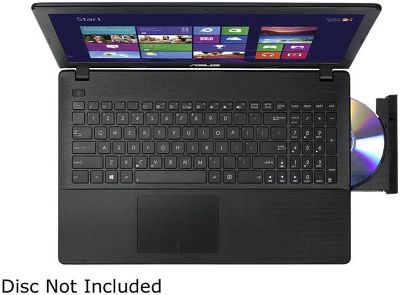 Alt view image 7 of 18 - ASUS Laptop Intel Celeron N2840 4GB Memory 500GB HDD Intel HD Graphics 15.6" Touchscreen Windows 8.1 64-Bit D550MAV-DB01(S)