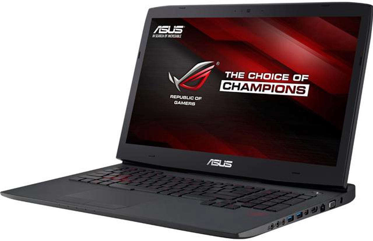 Alt view image 2 of 9 - ASUS ROG - 17.3" NVIDIA GeForce GTX 965M - Intel Core i7-4720HQ  - 16GB Memory - - Windows 8.1 64-Bit - Gaming Laptop - IPS (G751JL-DS71 )