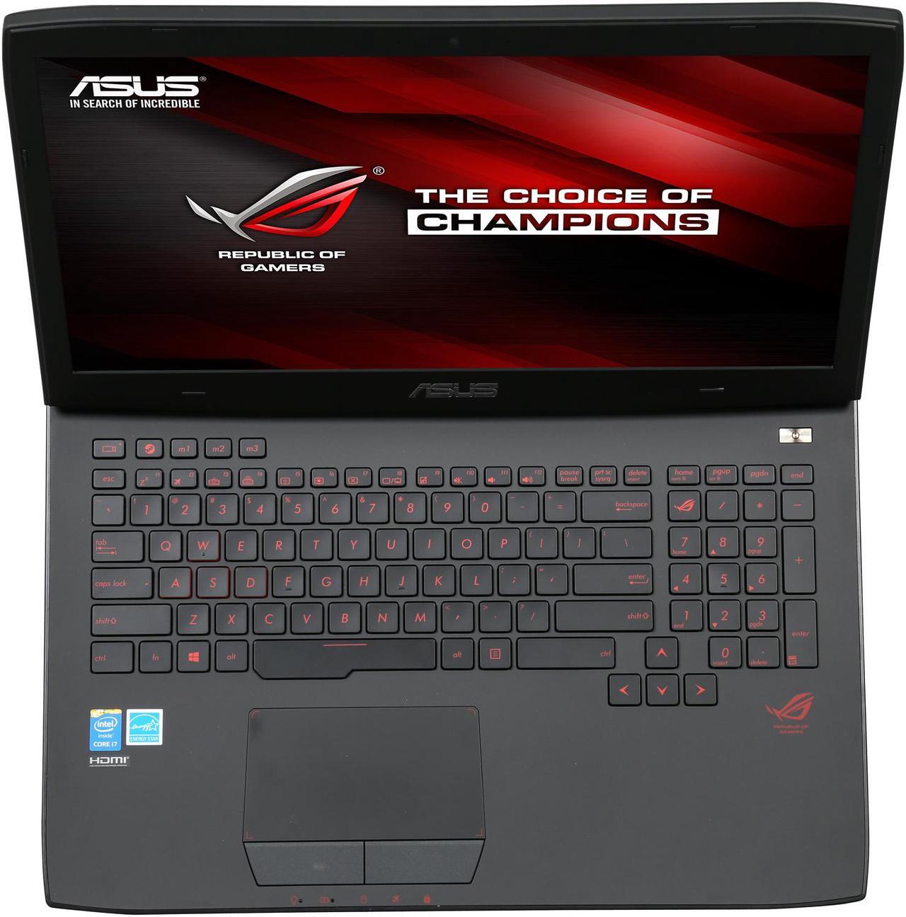 Alt view image 7 of 8 - ASUS ROG G751 Series G751JY-DH71 Gaming Laptop Intel Core i7 4710HQ (2.50GHz) 24GB Memory 1TB HDD 256GB SSD NVIDIA GeForce GTX 980M 4GB 17.3" BD Combo Windows 8.1 64-Bit