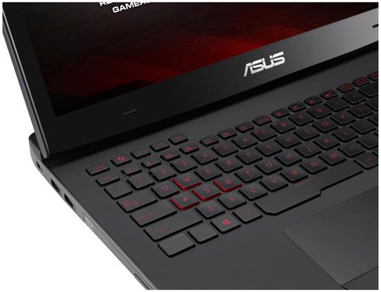 Alt view image 8 of 8 - ASUS ROG G751JT-DB73 G-Sync Gaming Laptop 4th Generation Intel Core i7 4720HQ (2.60 GHz) 16 GB Memory 1 TB HDD 256 GB SSD NVIDIA GeForce GTX 970M 3 GB GDDR5 17.3" Windows 8.1 64-Bit