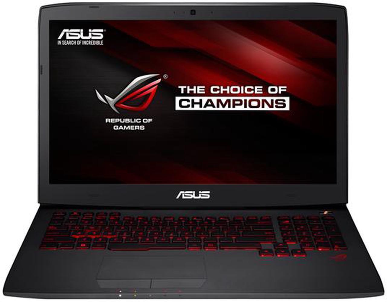 Alt view image 2 of 8 - ASUS ROG G751JT-DB73 G-Sync Gaming Laptop 4th Generation Intel Core i7 4720HQ (2.60 GHz) 16 GB Memory 1 TB HDD 256 GB SSD NVIDIA GeForce GTX 970M 3 GB GDDR5 17.3" Windows 8.1 64-Bit