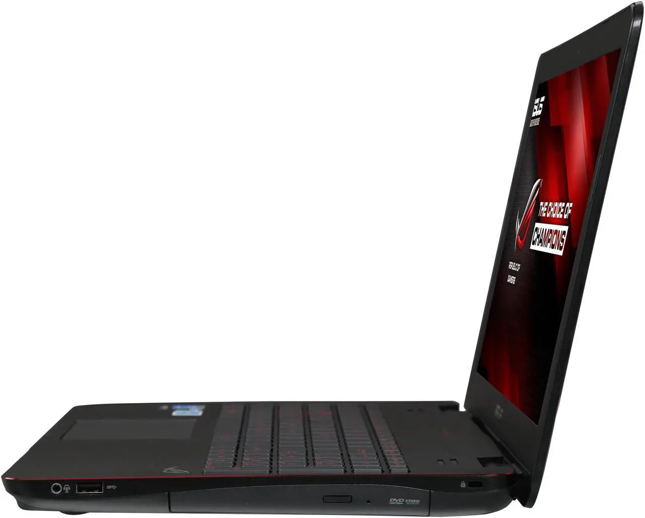Alt view image 2 of 8 - ASUS ROG GL551 series - 15.6" NVIDIA GeForce GTX 960M - Intel Core i7-4720HQ - 16GB Memory - - Windows 8.1 64-Bit - Gaming Laptop - (GL551JW-DS71 )