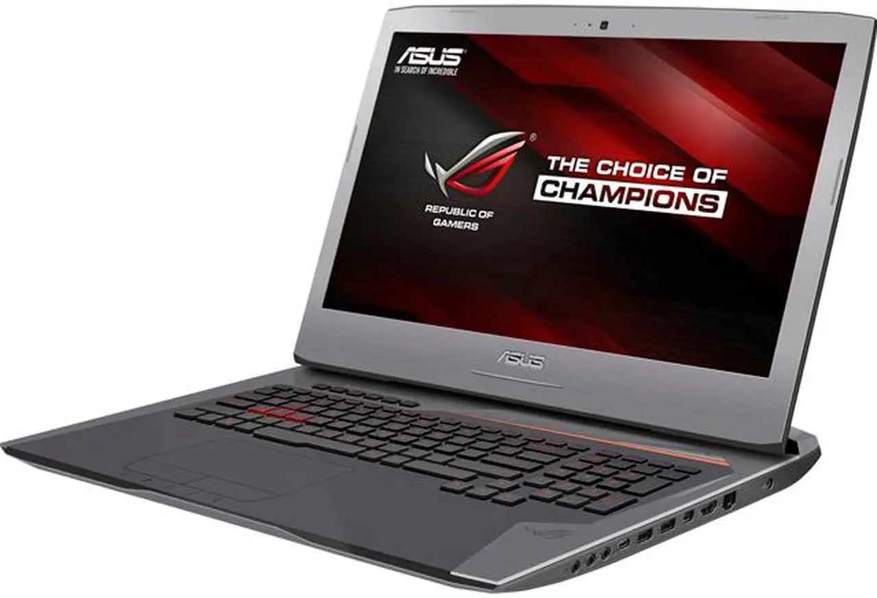 Main image of ASUS ROG - 17.3" NVIDIA GeForce GTX 980M - Intel Core i7-6820HK  - 64GB Memory - 512 GB SSD - Windows 10 Home 64-Bit - Gaming Laptop - IPS (G752VY-DH78K )