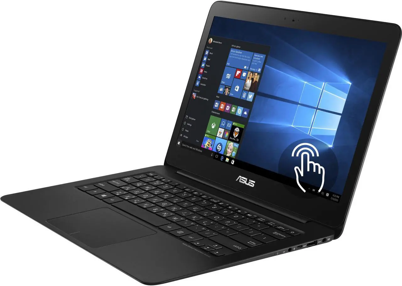 Main image of ASUS Laptop ZenBook Intel Core m3-6Y30 8GB Memory 256 GB SSD Intel HD Graphics 515 13.3" Touch Screen Windows 10 Home 64-Bit UX305CA-DHM4T