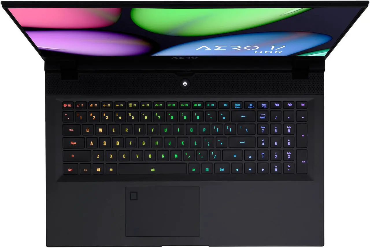 Alt view image 6 of 20 - GIGABYTE AERO 17 HDR XB-8US4130SP, 17.3" 4K/UHD Gaming Laptop, Intel Core i7-10875H, RTX 2070 Super Max-Q, 16 GB Memory, 512 GB SSD