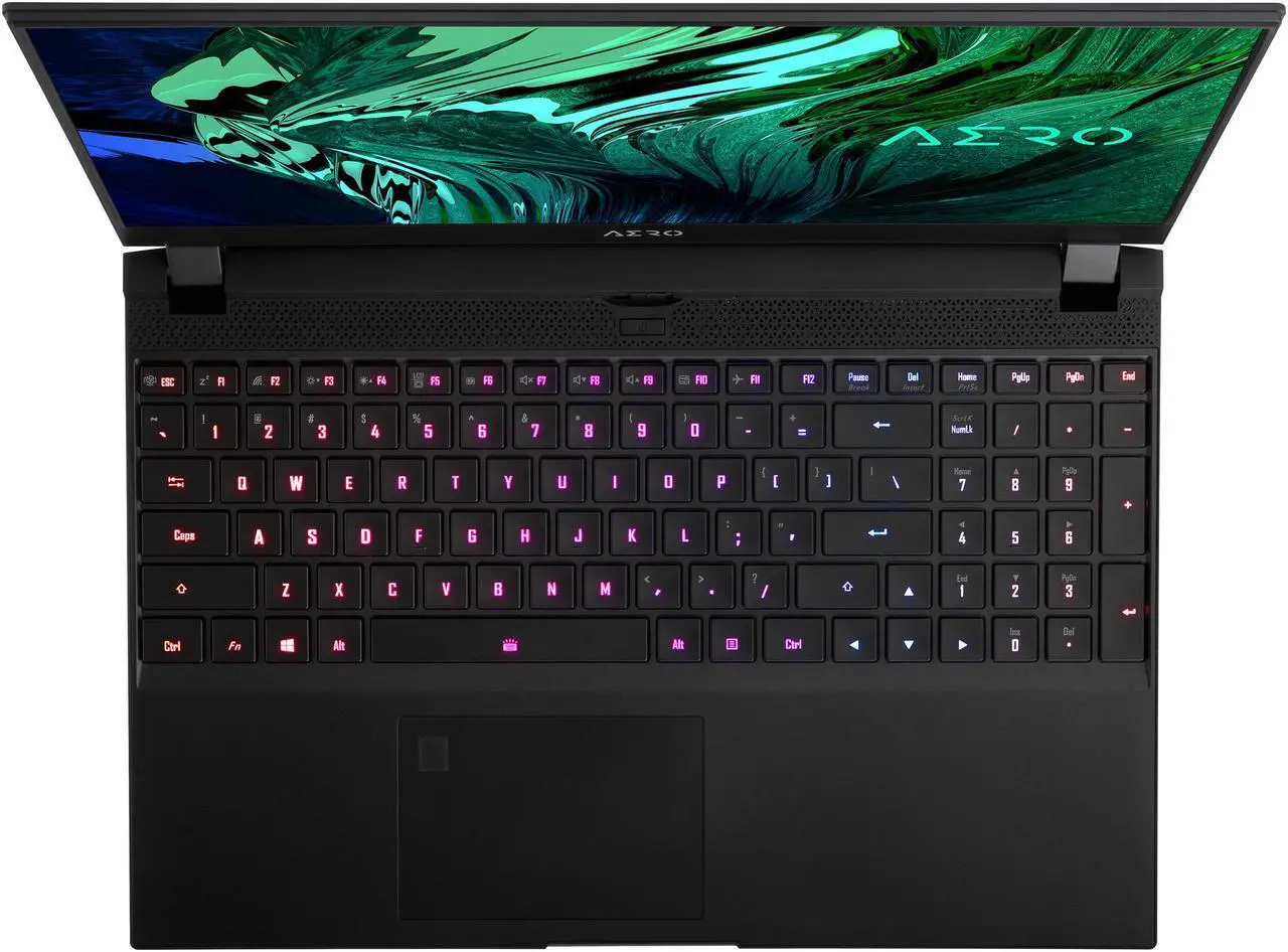 Alt view image 5 of 20 - GIGABYTE AERO 15 - 15.6" 4K/UHD OLED - Intel Core i9-10980HK - NVIDIA GeForce RTX 3080 Laptop GPU 8 GB GDDR6 - 64 GB Memory - 2 TB PCIe SSD - Windows 10 Pro - Gaming Laptop (AERO 15 OLED YC-9US5760SP)