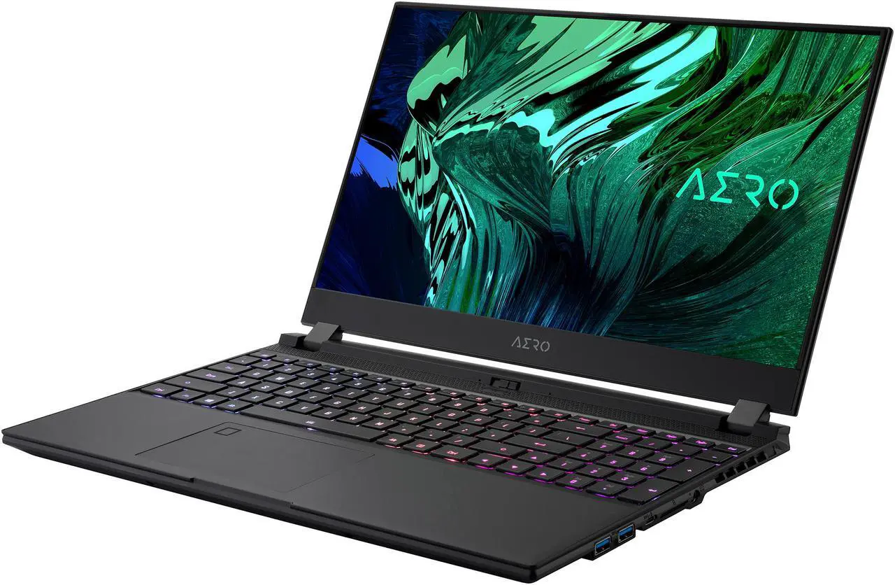 Alt view image 3 of 20 - GIGABYTE AERO 15 - 15.6" 4K/UHD OLED - Intel Core i9-10980HK - NVIDIA GeForce RTX 3080 Laptop GPU 8 GB GDDR6 - 64 GB Memory - 2 TB PCIe SSD - Windows 10 Pro - Gaming Laptop (AERO 15 OLED YC-9US5760SP)