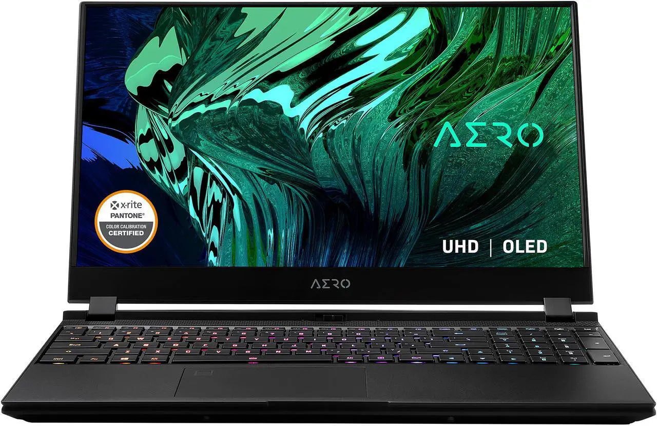 Main image of GIGABYTE AERO 15 - 15.6" 4K/UHD OLED - Intel Core i7-10870H - NVIDIA GeForce RTX 3070 Laptop GPU 8 GB GDDR6 - 32 GB Memory - 1 TB PCIe SSD - Windows 10 Pro - (AERO 15 OLED XC-8US5450SP)