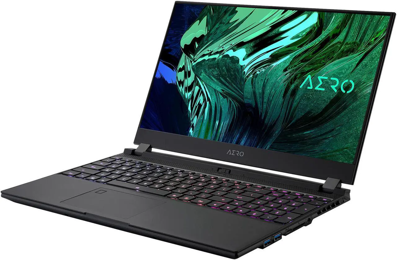 Alt view image 3 of 13 - GIGABYTE AERO 15 OLED YD - 15.6" UHD 4K AMOLED, Intel Core i7 11th Gen 11800H, NVIDIA GeForce RTX 3080, 8GB GDDR6, 16GB RAM, 1TB SSD, Win10 Pro, Creator & Gaming Laptop (AERO 15 OLED YD-73US624SP)