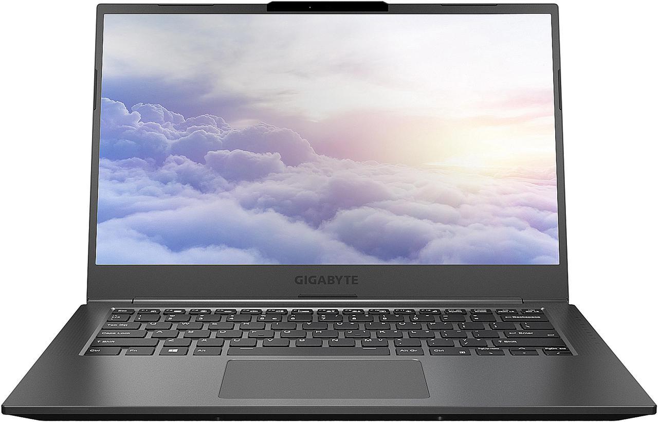 GIGABYTE U4 UD - 14.0" Thin Bezel FHD IPS-Level i7-1195G7 Intel Iris Xe Graphics 512 GB PCIe SSD Win 10 Home Laptop (U4 UD-70US823SH)