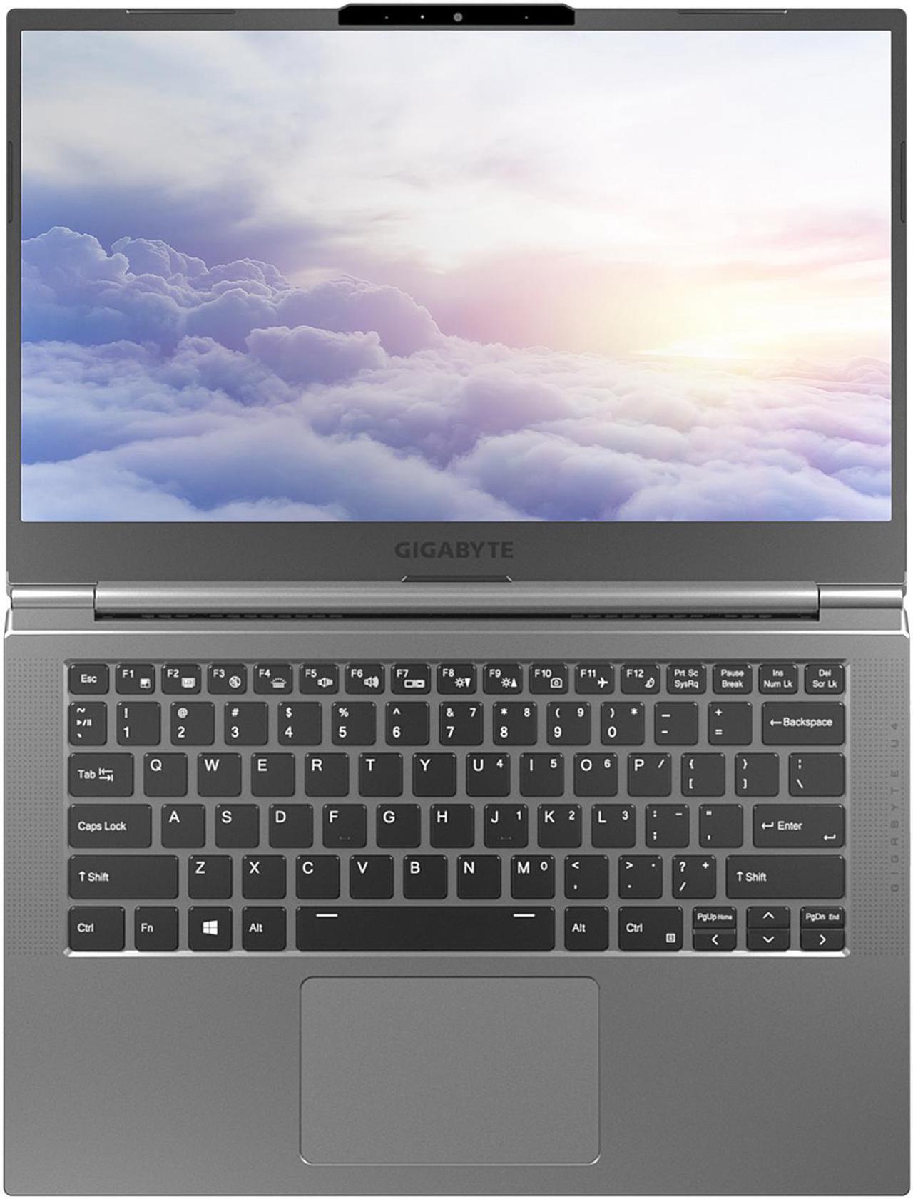 Alt view image 6 of 12 - GIGABYTE U4 UD - 14.0" Thin Bezel FHD IPS-Level i7-1195G7 Intel Iris Xe Graphics 512 GB PCIe SSD Win 10 Home Laptop (U4 UD-70US823SH)