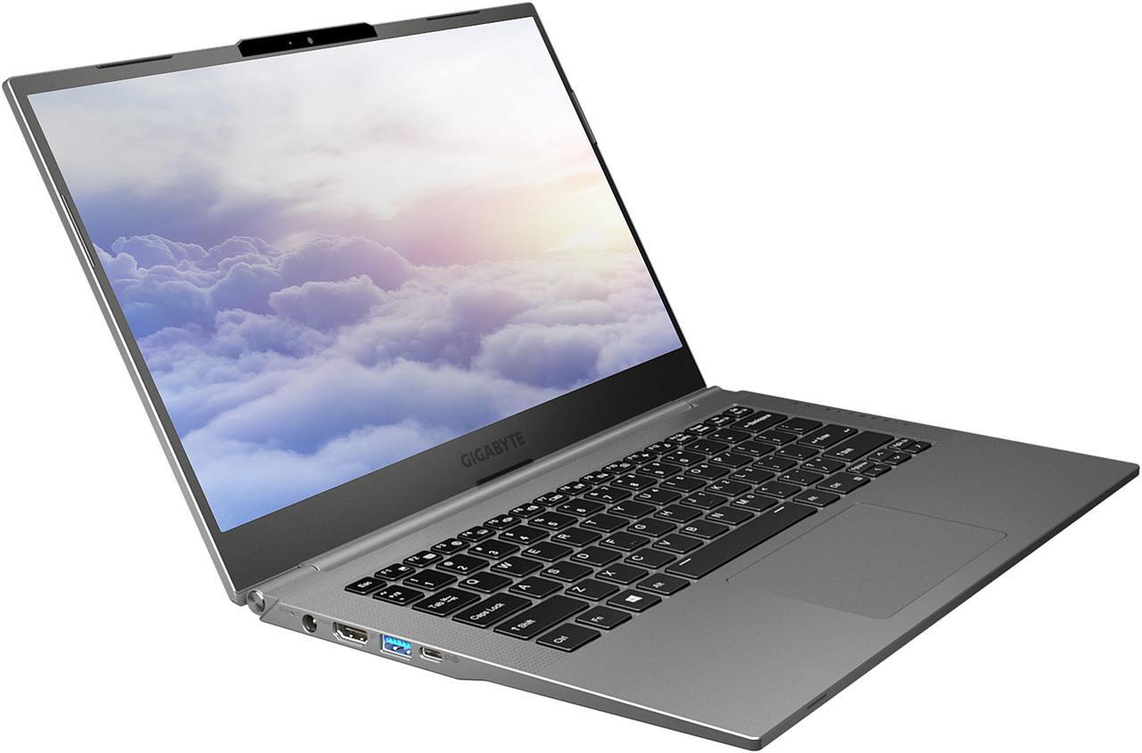 Alt view image 5 of 12 - GIGABYTE U4 UD - 14.0" Thin Bezel FHD IPS-Level i7-1195G7 Intel Iris Xe Graphics 512 GB PCIe SSD Win 10 Home Laptop (U4 UD-70US823SH)