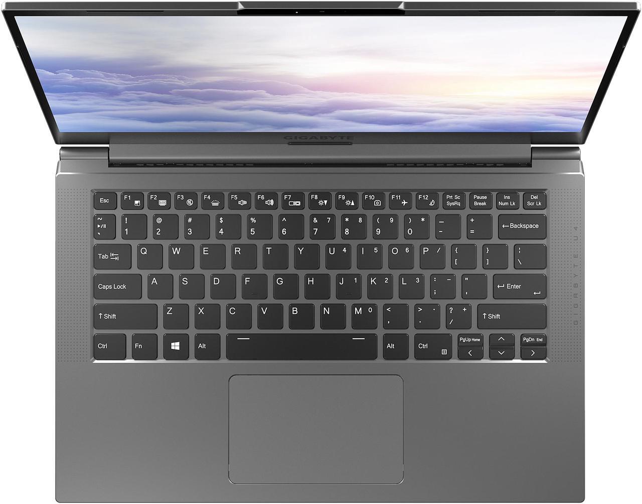 Alt view image 7 of 12 - GIGABYTE U4 UD - 14.0" Thin Bezel FHD IPS-Level i7-1195G7 Intel Iris Xe Graphics 512 GB PCIe SSD Win 10 Home Laptop (U4 UD-70US823SH)
