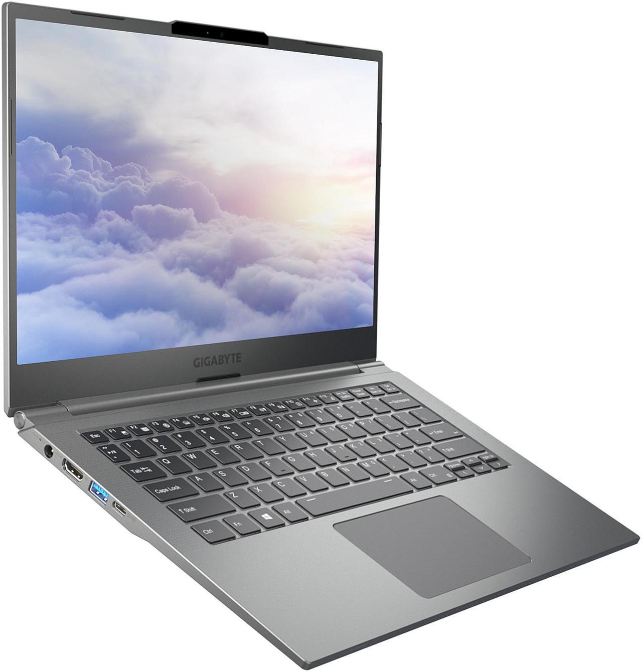Alt view image 4 of 12 - GIGABYTE U4 UD - 14.0" Thin Bezel FHD IPS-Level i7-1195G7 Intel Iris Xe Graphics 512 GB PCIe SSD Win 10 Home Laptop (U4 UD-70US823SH)