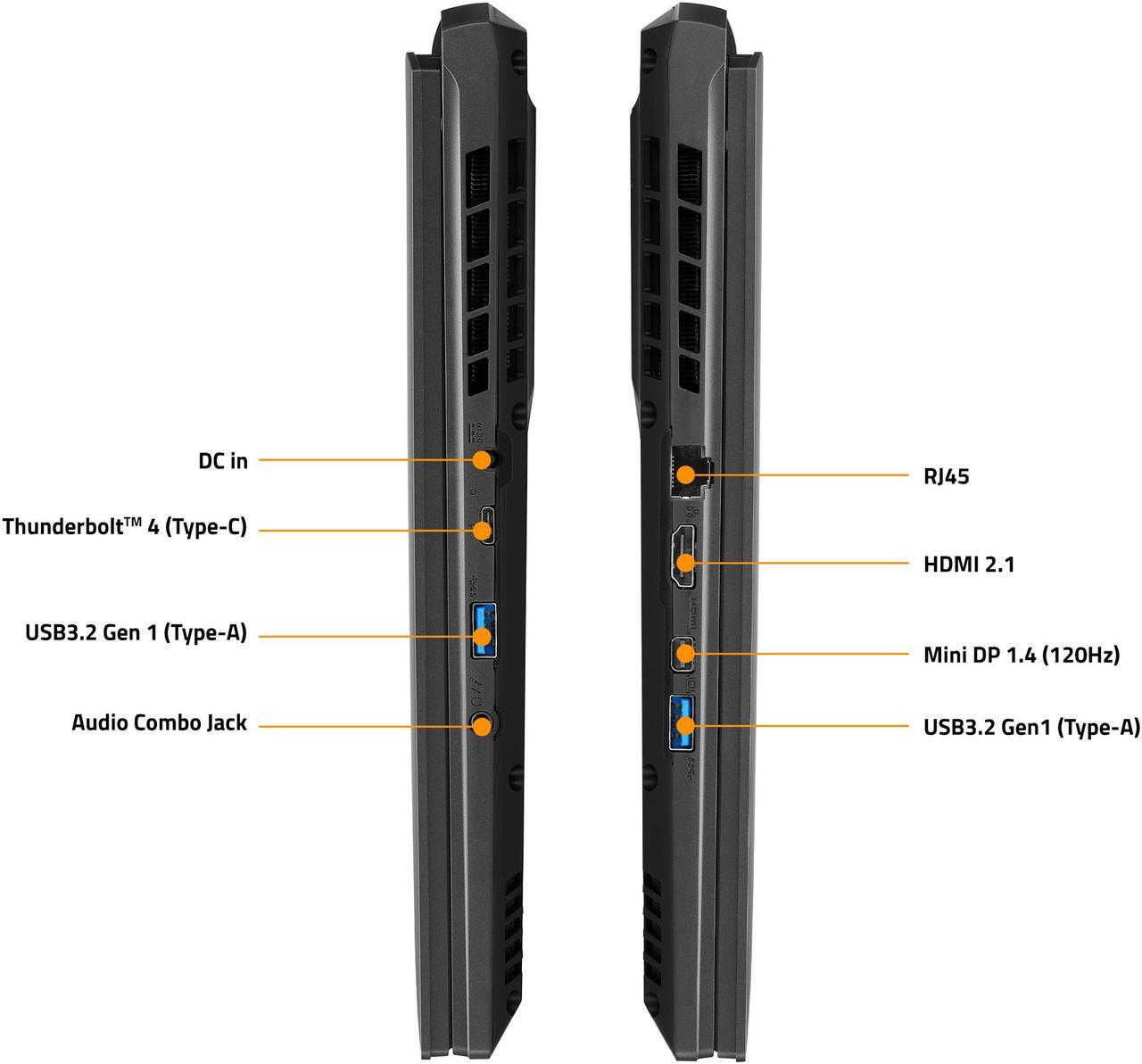 Alt view image 8 of 12 - GIGABYTE 17.3" Intel Core i7 13700H 16GB DDR5 RAM 1TB SSD