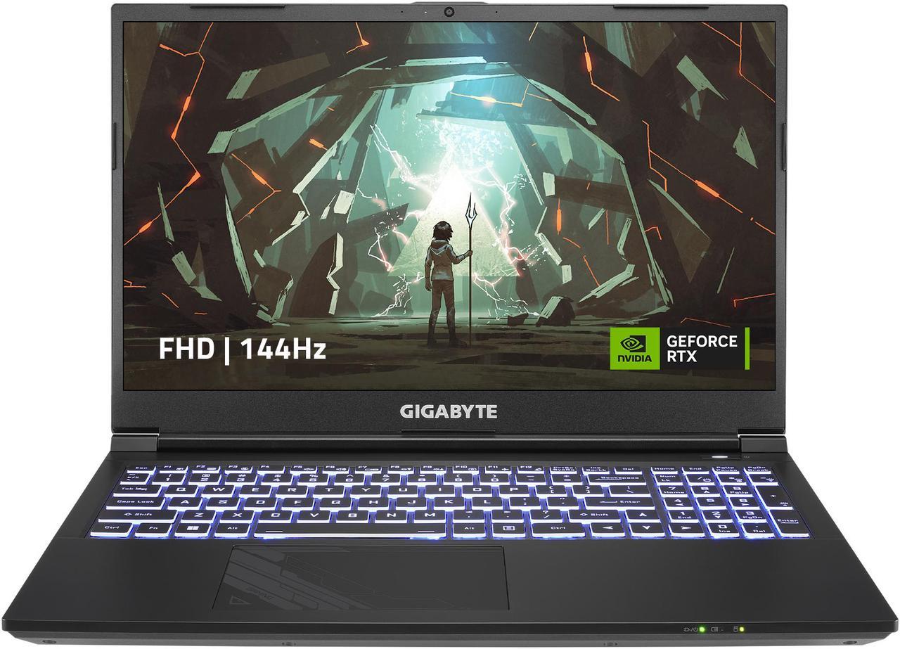 GIGABYTE G5 MF - 15.6" FHD 1920x1080 144Hz - NVIDIA GeForce RTX 4050 Laptop GPU - Intel Core i5-12450H - 16GB DDR4 RAM - 512G SSD - Win11 Home - Gaming Laptop (G5 MF-F2US313SH)