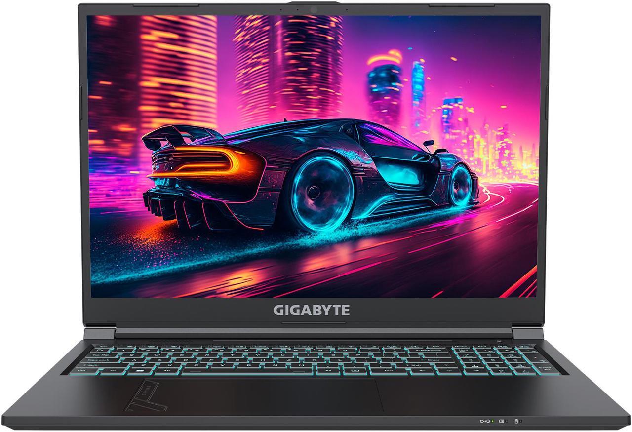 GIGABYTE G6 Series - 16'' 165 Hz IPS - Intel Core i7-13620H - GeForce RTX 4060 Laptop GPU - 32 GB DDR5 - 2 TB PCIe SSD - Windows 11 Home 64-bit - Gaming Laptop (G6 KF-H3US865KH )