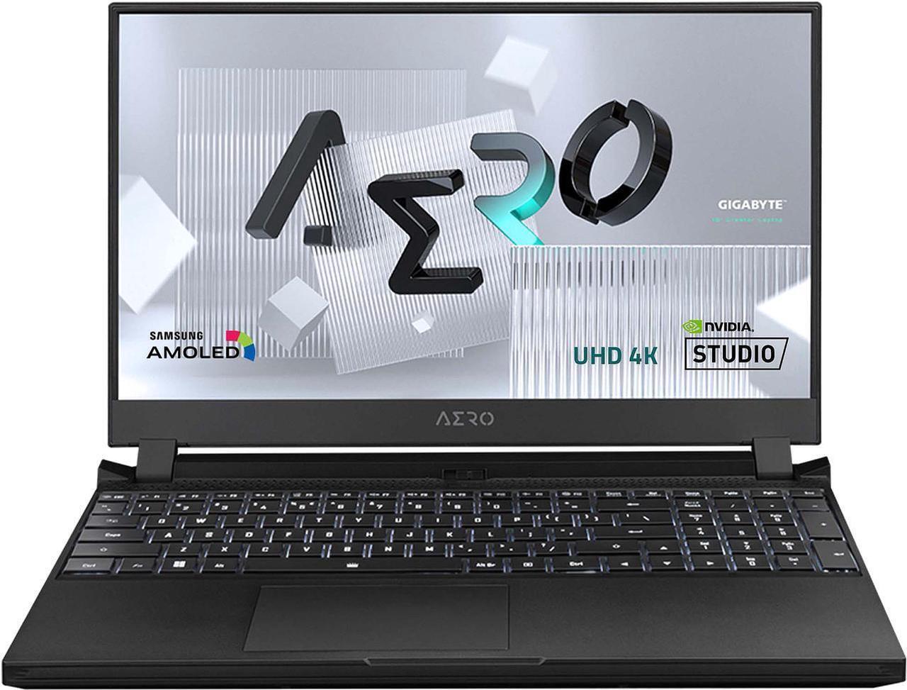 Main image of GIGABYTE AERO 5 XE4 Gaming Laptop Intel Core i7-12700H 2.30 GHz GeForce RTX 3070 Ti 16GB Memory 1 TB SSD 16" 4K/UHD Windows 11 Home (AERO 5 XE4-73US614SH)