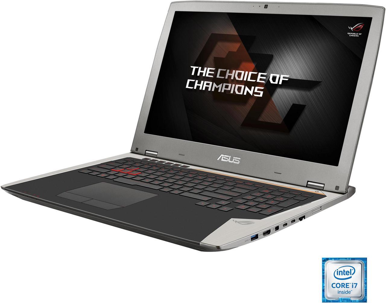 Main image of ASUS ROG G701VO-CS74K Gaming Laptop Intel Core i7 6820HK (2.70 GHz) 64 GB DDR4 Memory 1024GB NVMe SSD NVIDIA GeForce GTX 980 8 GB GDDR5 17.3" - IPS Windows 10 Home 64-Bit