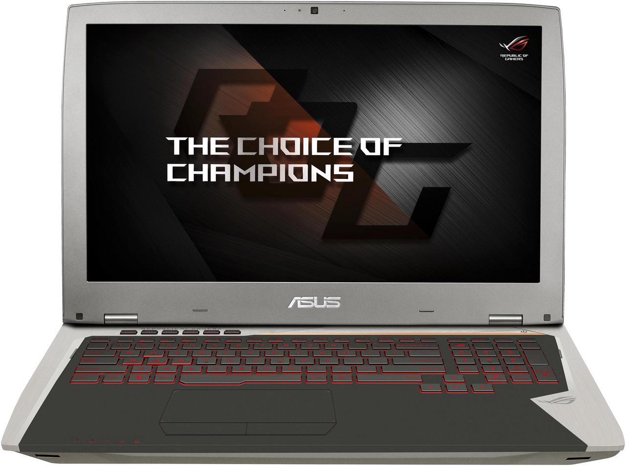 Alt view image 3 of 14 - ASUS ROG G701VO-CS74K Gaming Laptop Intel Core i7 6820HK (2.70 GHz) 64 GB DDR4 Memory 1024GB NVMe SSD NVIDIA GeForce GTX 980 8 GB GDDR5 17.3" - IPS Windows 10 Home 64-Bit