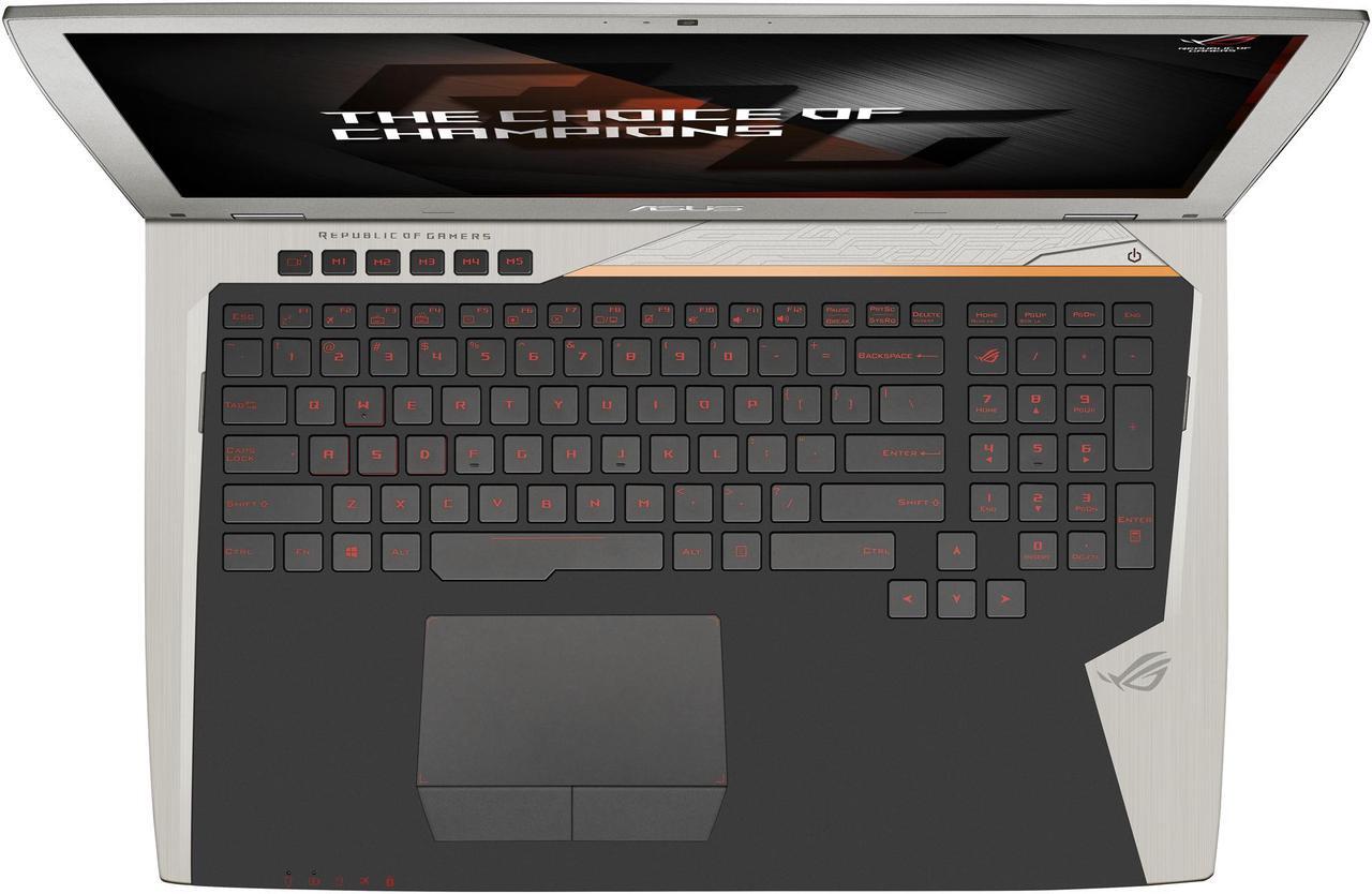 Alt view image 7 of 14 - ASUS ROG G701VO-CS74K Gaming Laptop Intel Core i7 6820HK (2.70 GHz) 64 GB DDR4 Memory 1024GB NVMe SSD NVIDIA GeForce GTX 980 8 GB GDDR5 17.3" - IPS Windows 10 Home 64-Bit