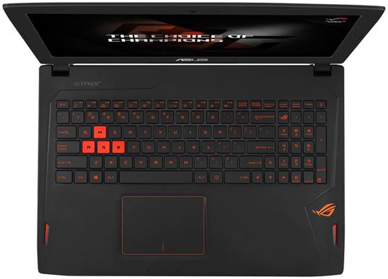 Alt view image 5 of 10 - ASUS ROG STRIX  15.6" G-sync GL502VM-DB71 Intel Core i7-6700HQ, NVIDIA GTX 1060 6 GB, 16 GB Memory, 1 TB HDD, Windows 10 Gaming Laptop VR Ready