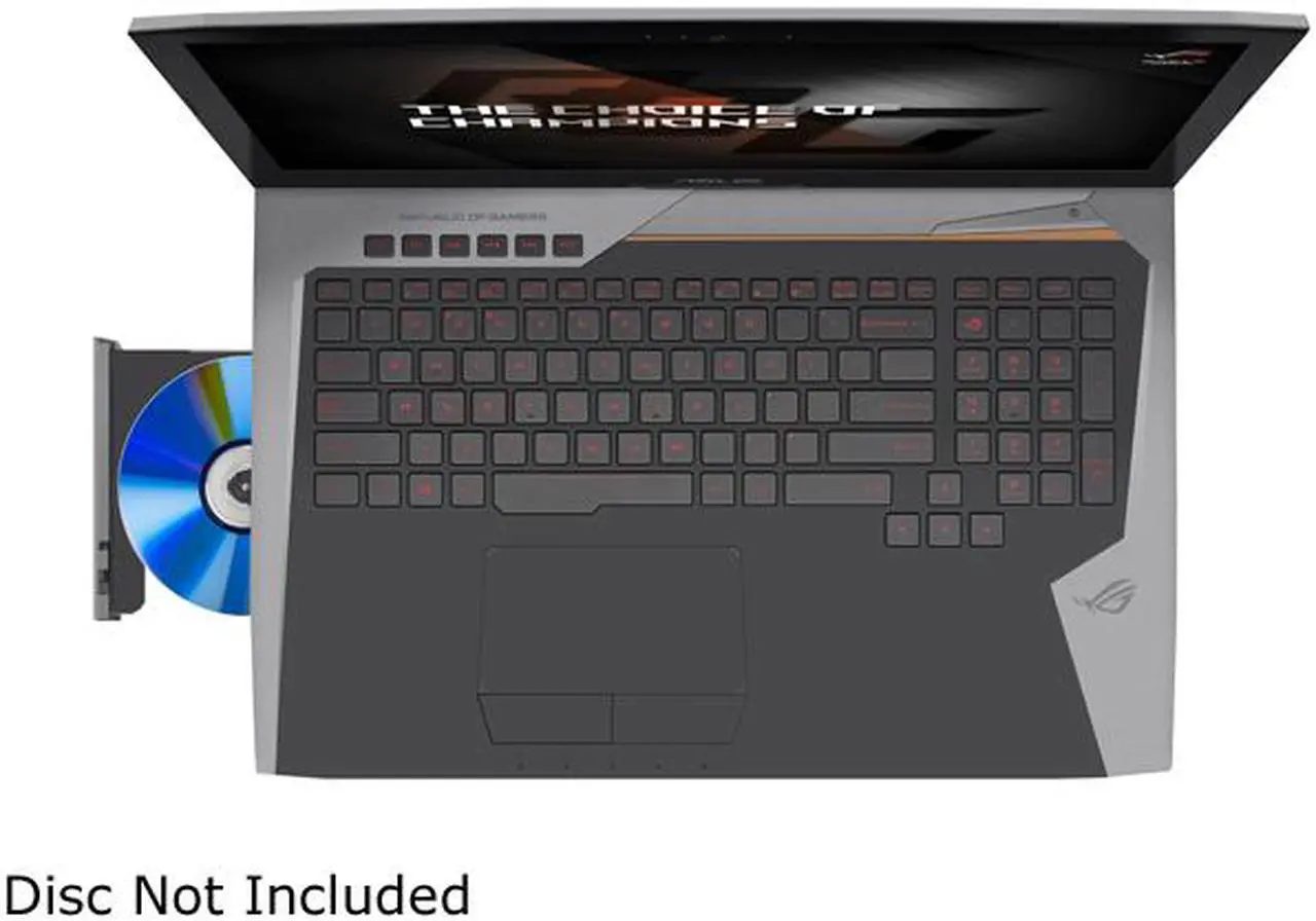 Alt view image 9 of 18 - ASUS ROG G752VS-RB71 Gaming Laptop Intel Core i7 6700HQ (2.60 GHz) 16 GB Memory 1 TB HDD NVIDIA GeForce GTX 1070 8 GB GDDR5 17.3" Full HD 1920 x 1080 Windows 10 Home 64-Bit