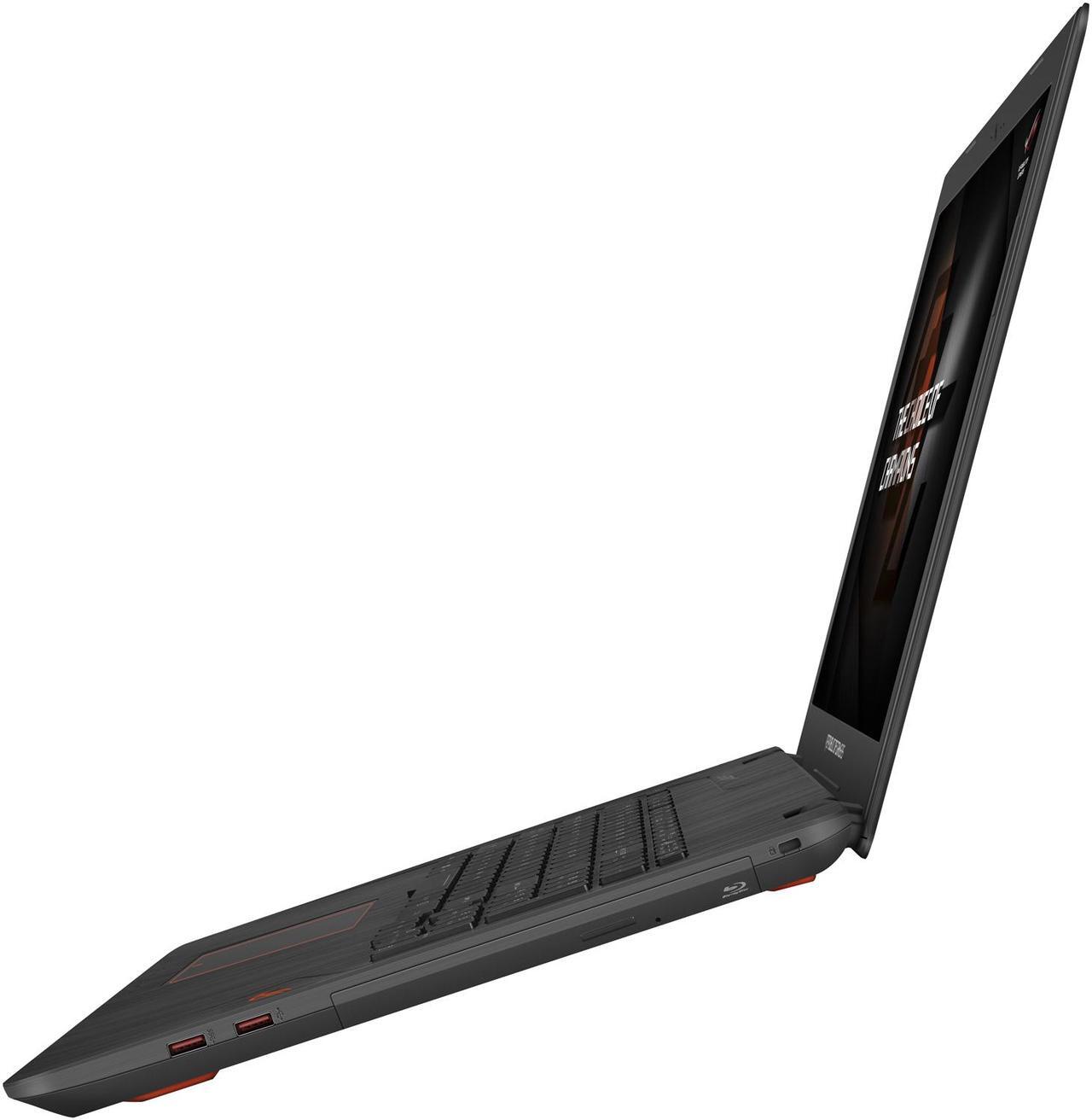 Alt view image 6 of 10 - ASUS ROG - 17.3" GeForce GTX 1050 Ti - Intel Core i7-7700HQ - 16GB Memory - 256 GB SSD - Windows 10 Home 64-Bit - Gaming Laptop - (GL753VE-DS74 )