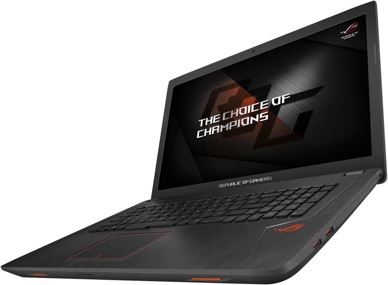 Alt view image 4 of 10 - ASUS ROG - 17.3" GeForce GTX 1050 Ti - Intel Core i7-7700HQ - 16GB Memory - 256 GB SSD - Windows 10 Home 64-Bit - Gaming Laptop - (GL753VE-DS74 )