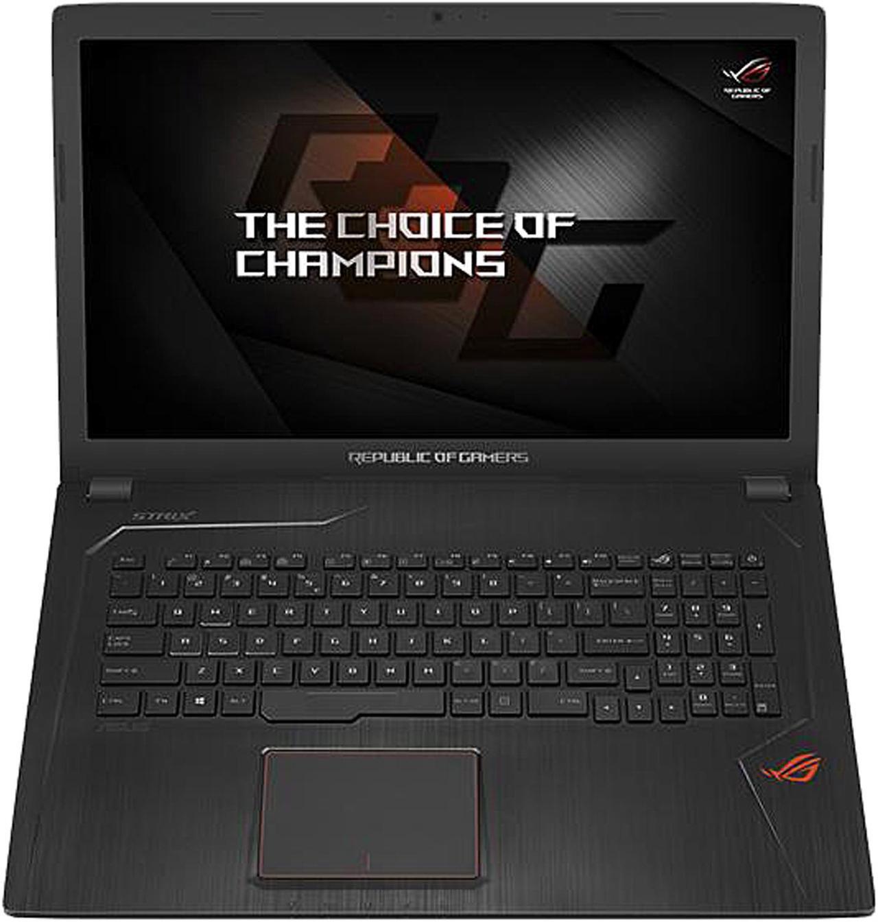 Alt view image 5 of 10 - ASUS ROG - 17.3" GeForce GTX 1050 Ti - Intel Core i7-7700HQ - 16GB Memory - 256 GB SSD - Windows 10 Home 64-Bit - Gaming Laptop - (GL753VE-DS74 )