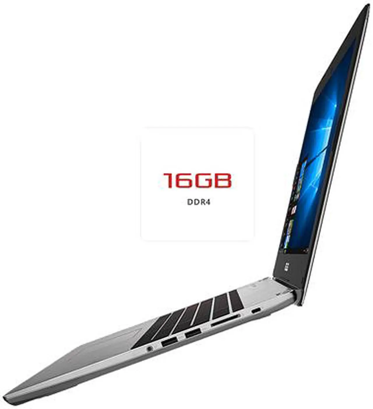 Alt view image 5 of 9 - ASUS ROG GL502VS-DS71 15.6" Intel Core i7 7th Gen 7700HQ (2.80 GHz) NVIDIA GeForce GTX 1070 VR Ready 16 GB Memory 128 GB SSD 1 TB HDD Windows 10 Home 64-Bit Gaming Laptop
